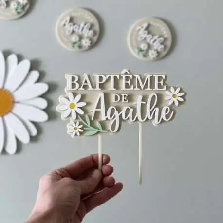 toppers baptême